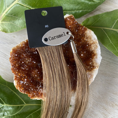 LUXE Halo Hair Extensions | 6 - Caramel